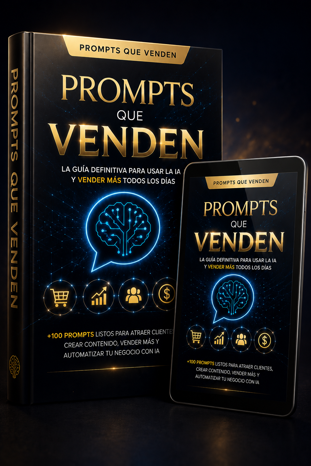 +100 Prompts que venden + 4 Bonos gratis